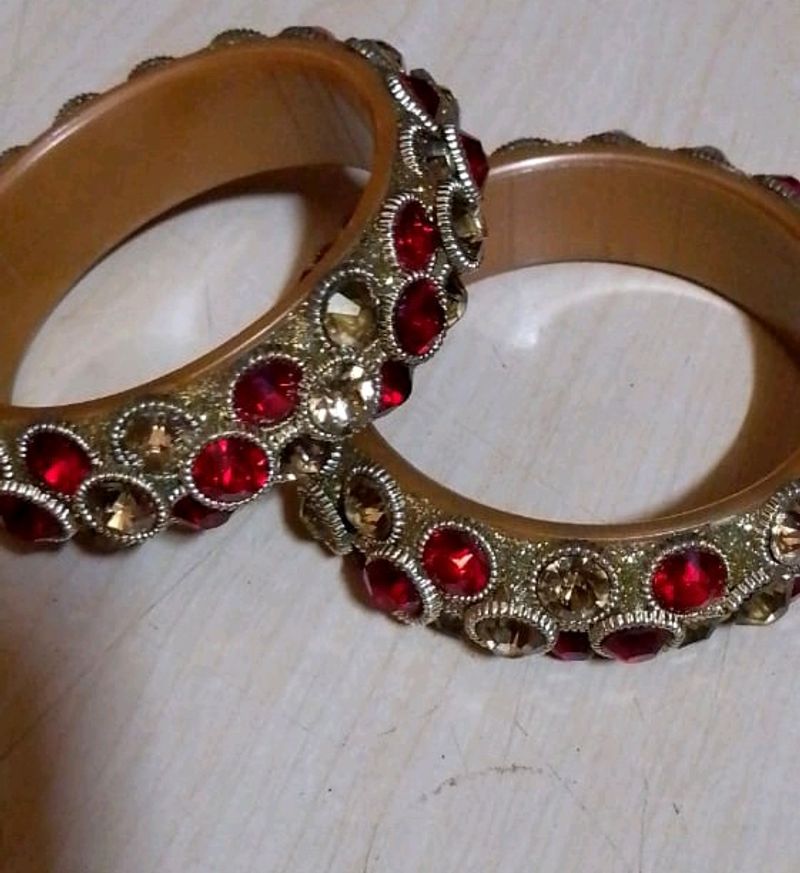 Beautiful 😍 Red Colour Kangan