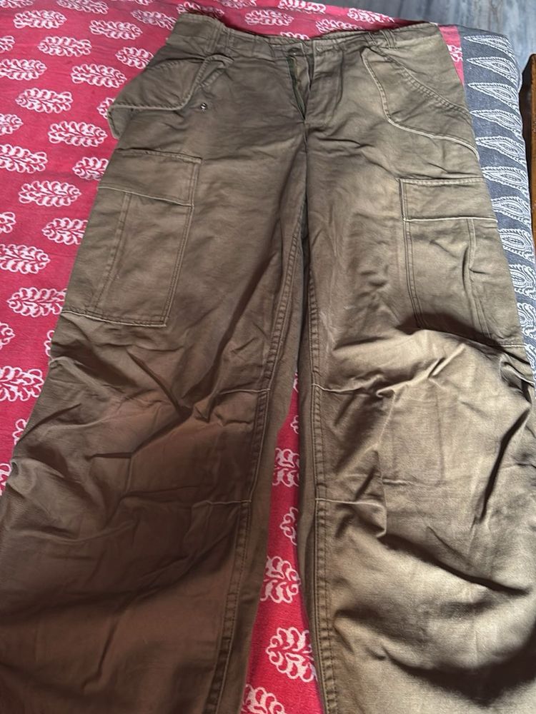 Olive Green Cargo Pants