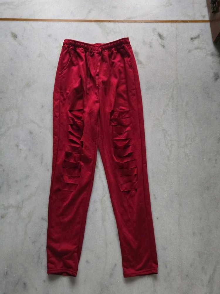 Red Ripped Lower
