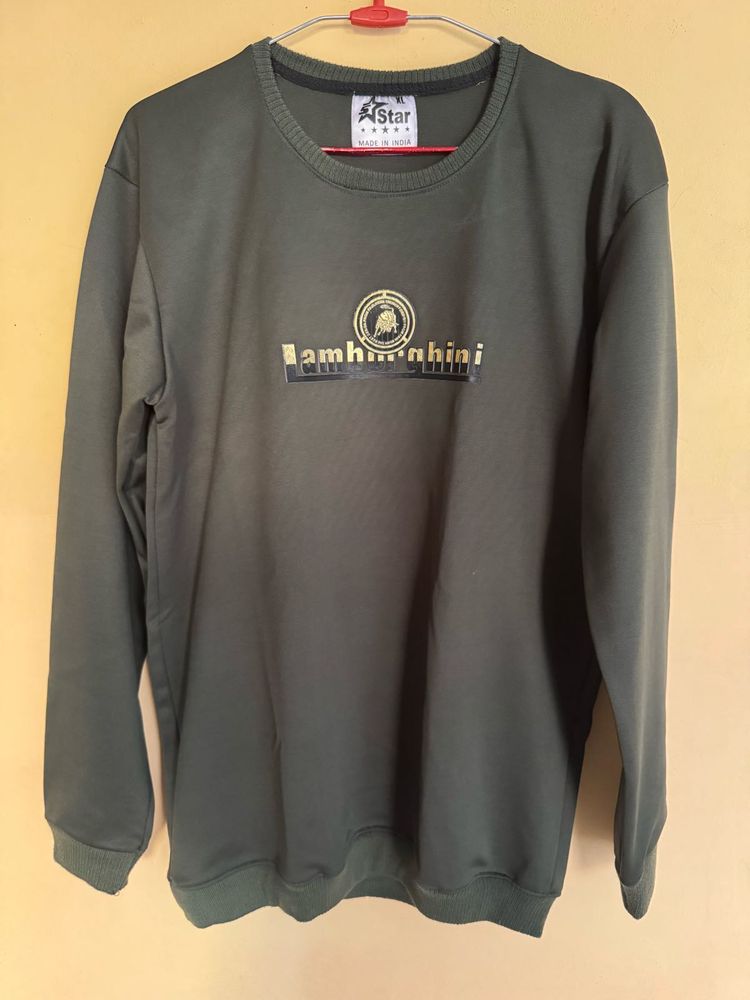 Lamborghini Olive Green Sweatshirt