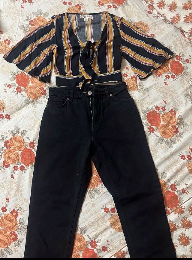 Jeans With Crop Top