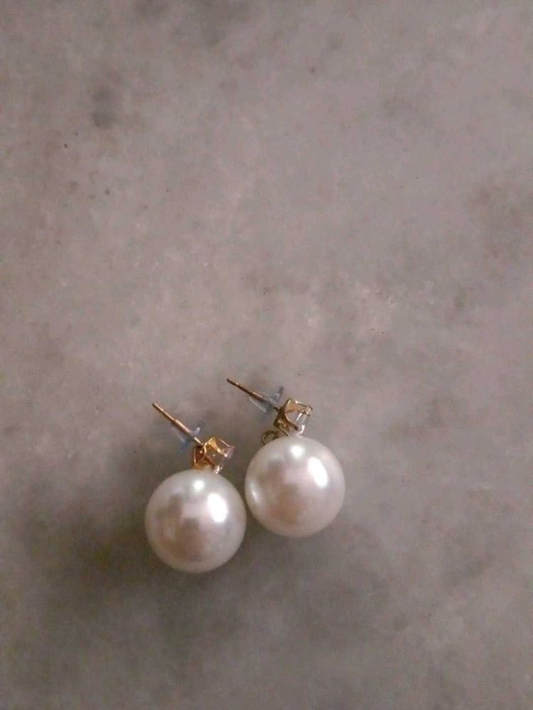 Pearl Stud Earrings