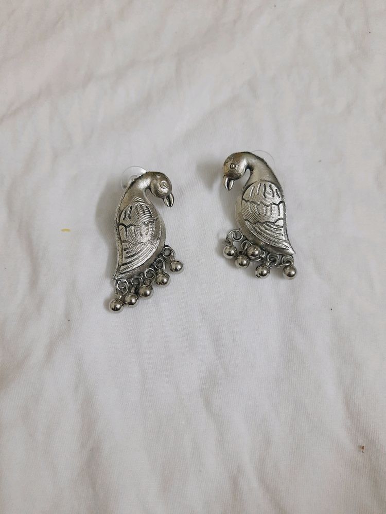 Oxidized Earrings 3 Pairs