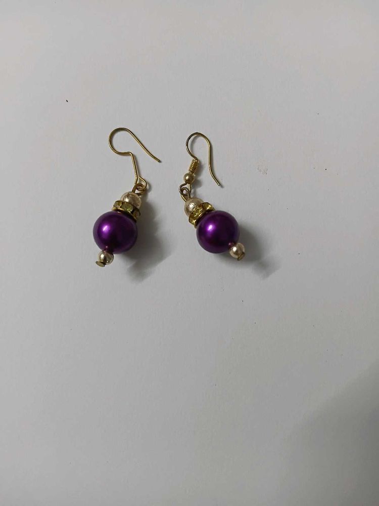Purple Earrings