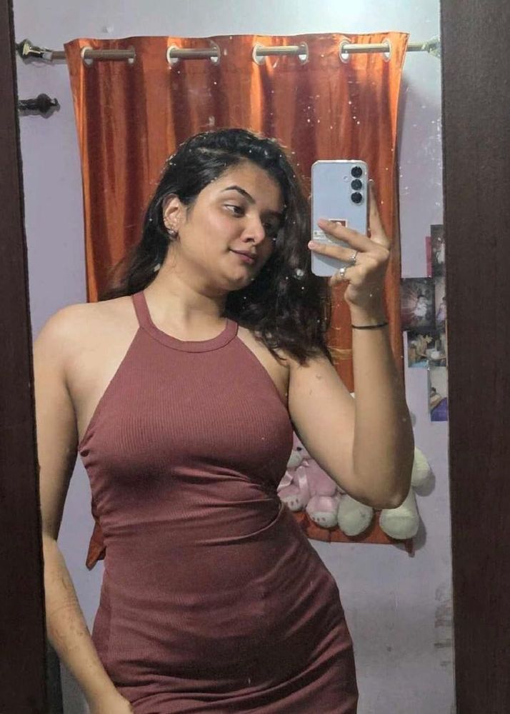 Maroon Bodycon Mini Dress