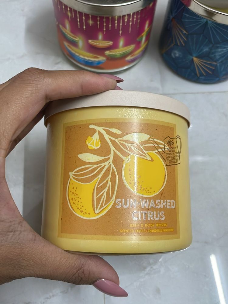 Bath &amp; Body Works Sun-Washed Citrus Candle