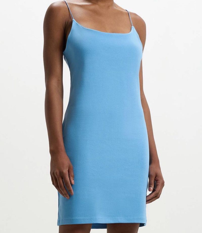 Unworn Sky Blue Bodycon Slip Dress