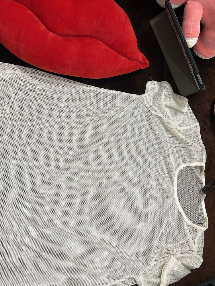 White Sheer Top