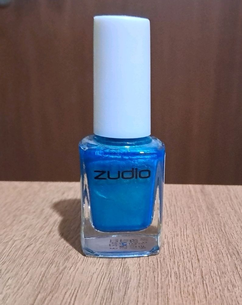 Zudio Shimmer Blue Colour Nail Paint
