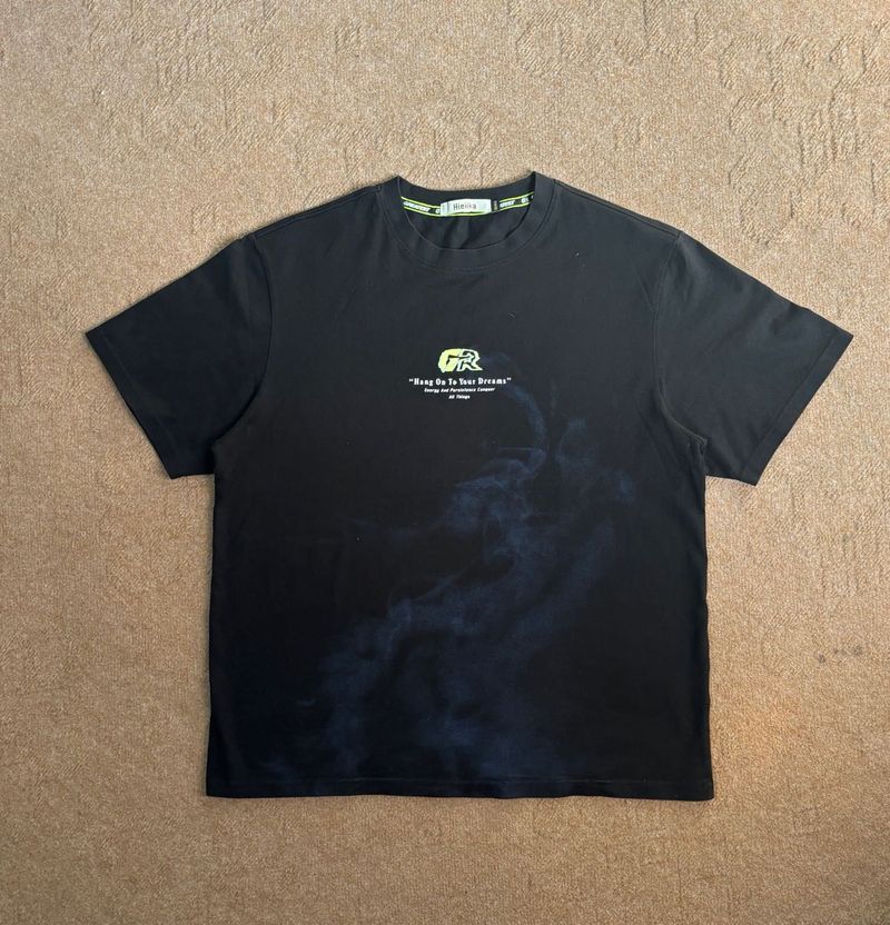 GR Black Graphic T-Shirt