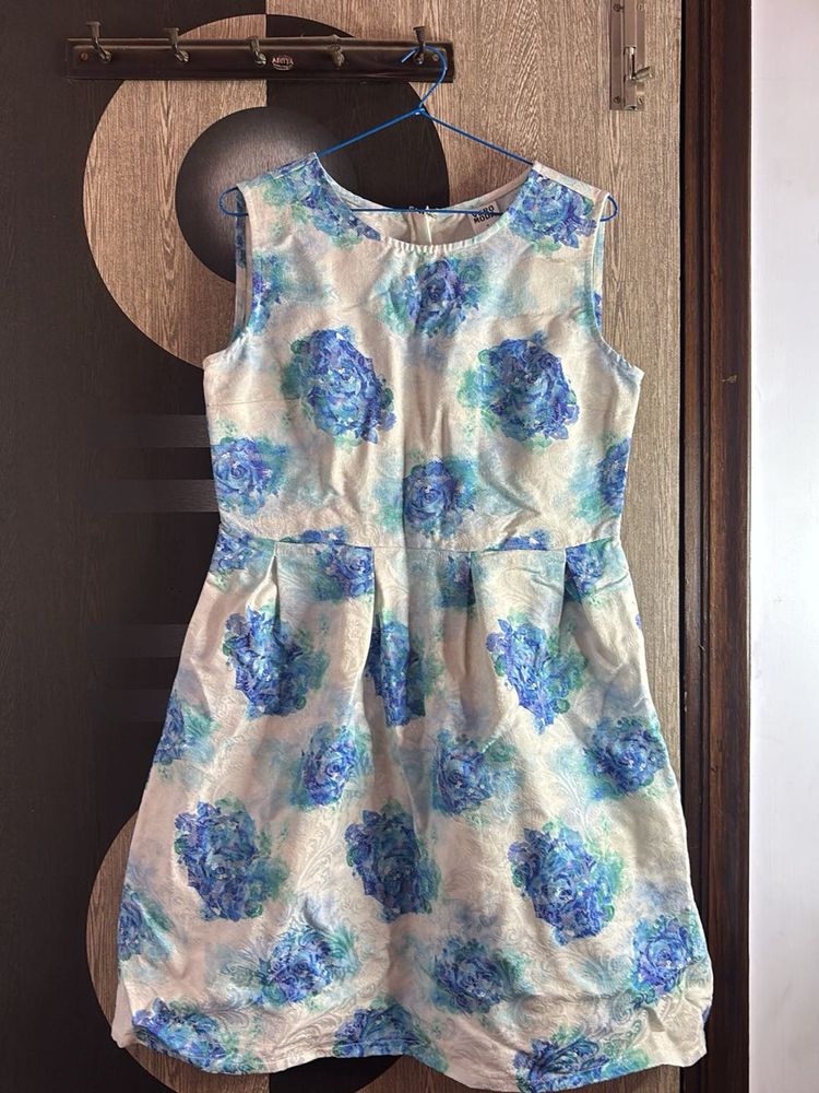 Floral Print Sleeveless Dress