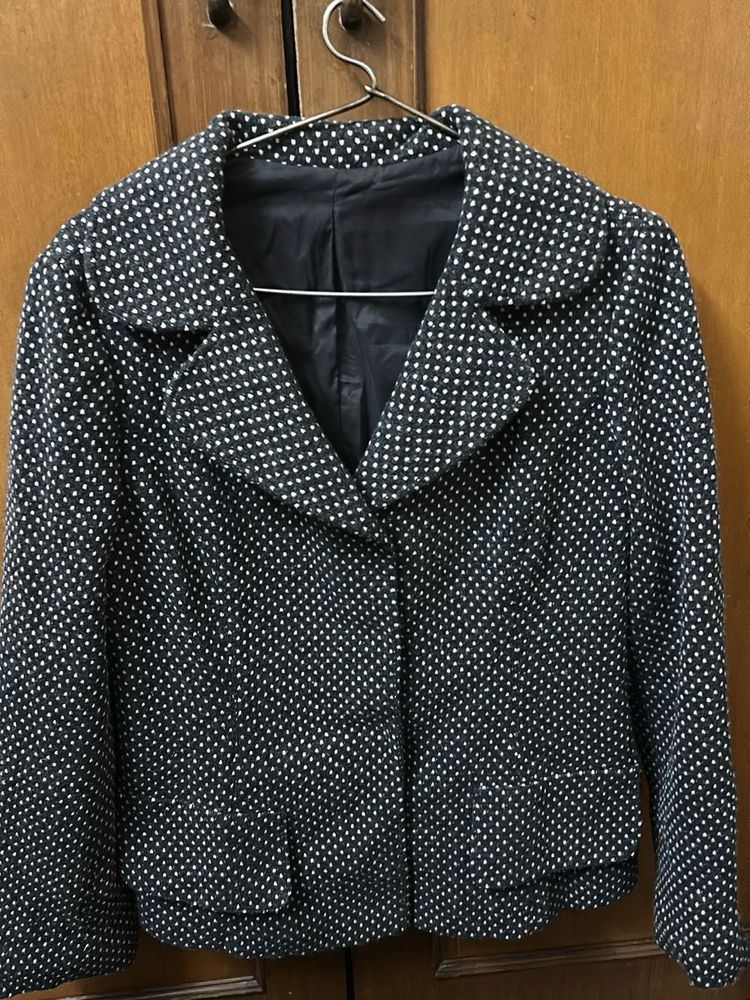 Polka Dot Blazer