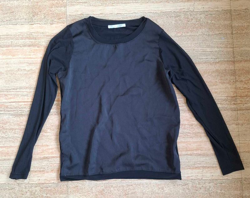 Stylish Black Long Sleeve Top