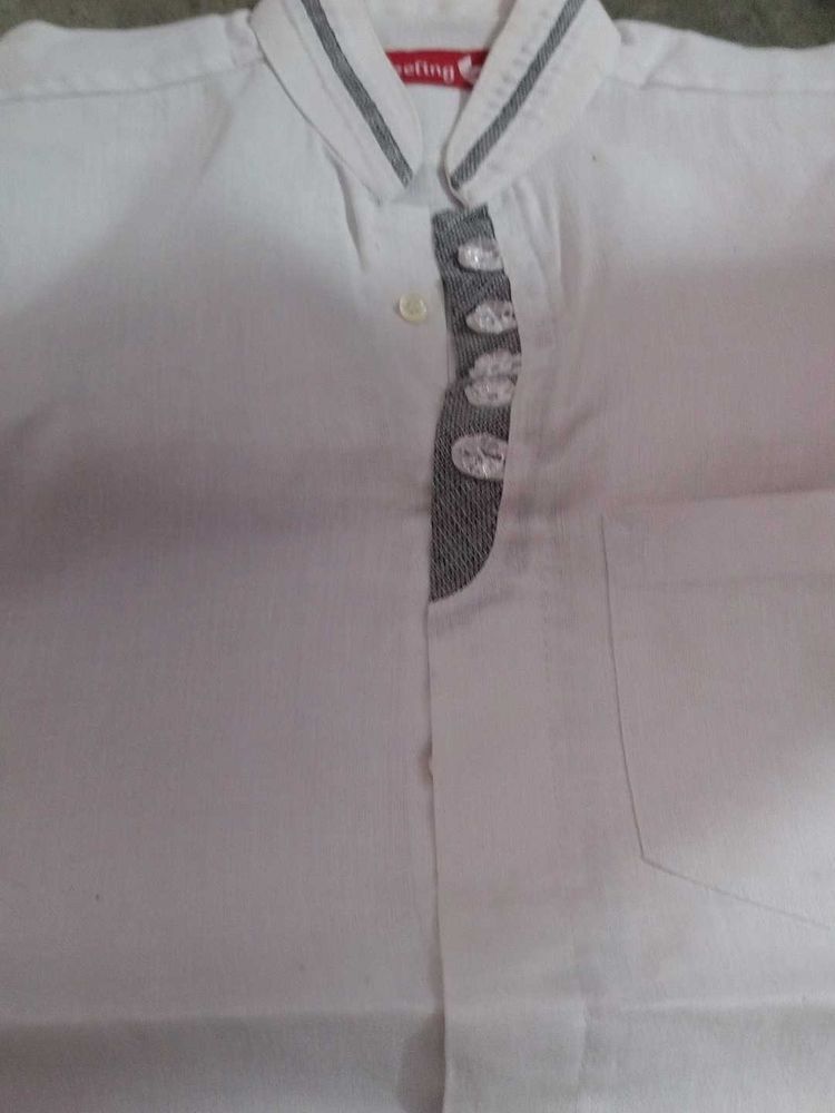 White Button-Down Shirt