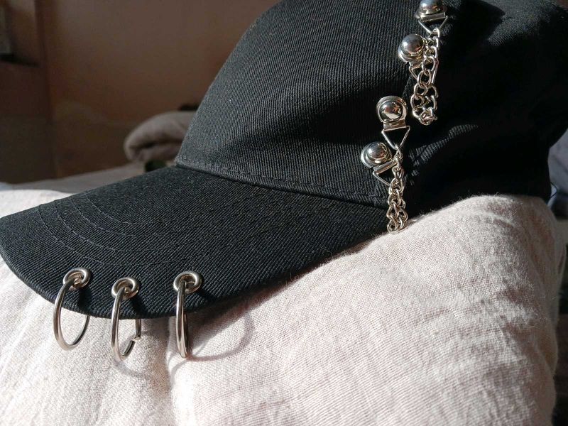 Hip Hop Adjustable Chain Ring Baseball Cap