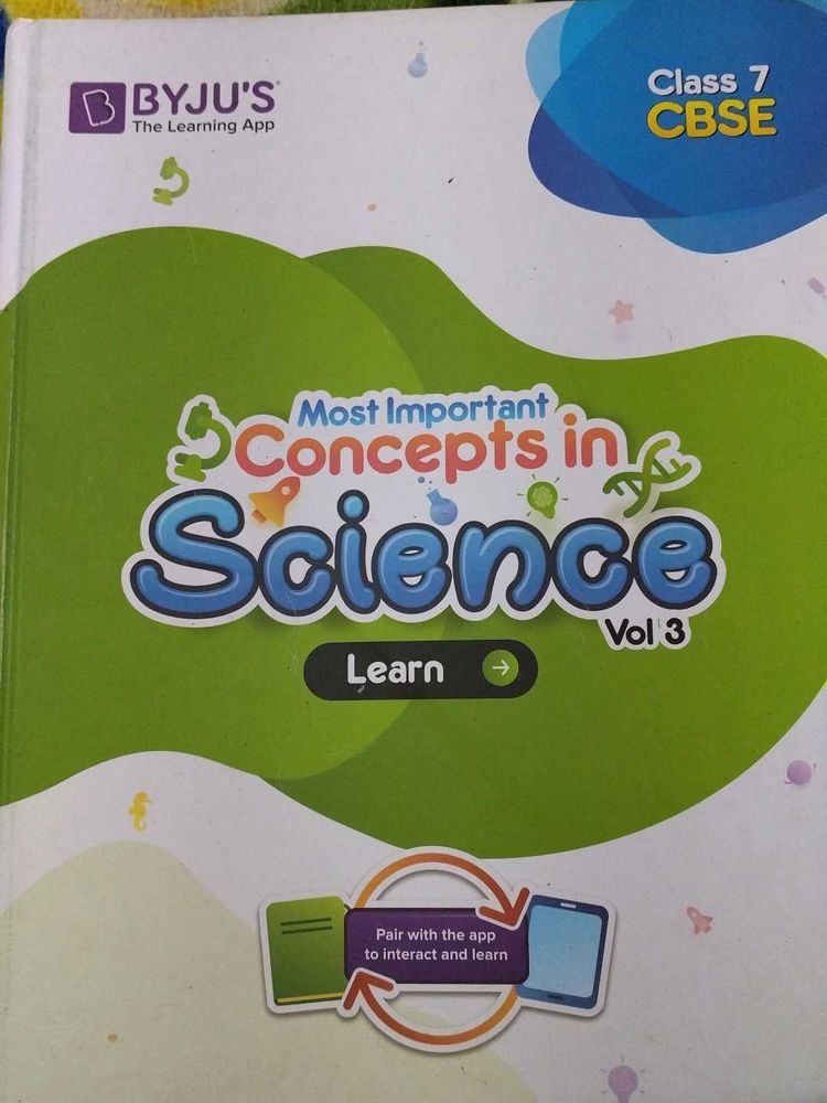 Class 7 CBSE Science Vol 3