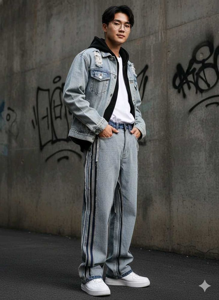 Unique Style Korean Unisex Jeans