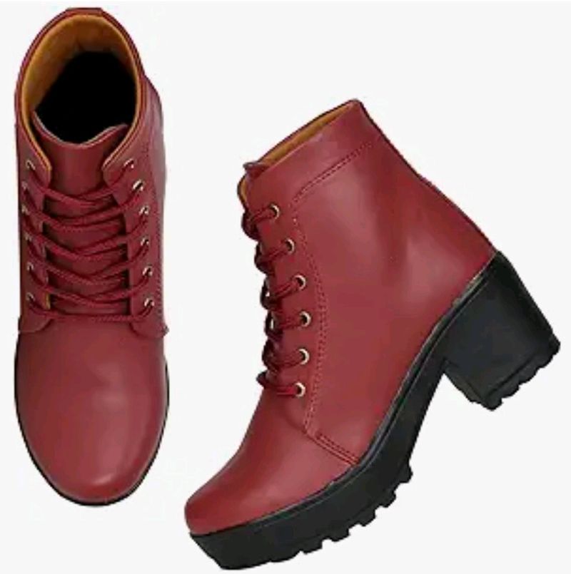 Women Latest High Anckle Fur Boots