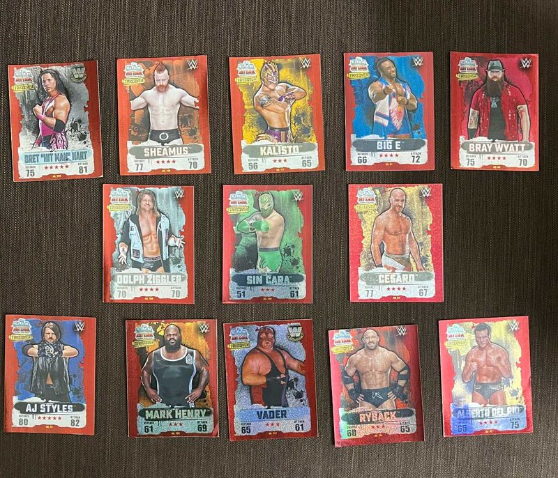 WWE Jumbo Stickers (Center Fruit 2017 Campaign)