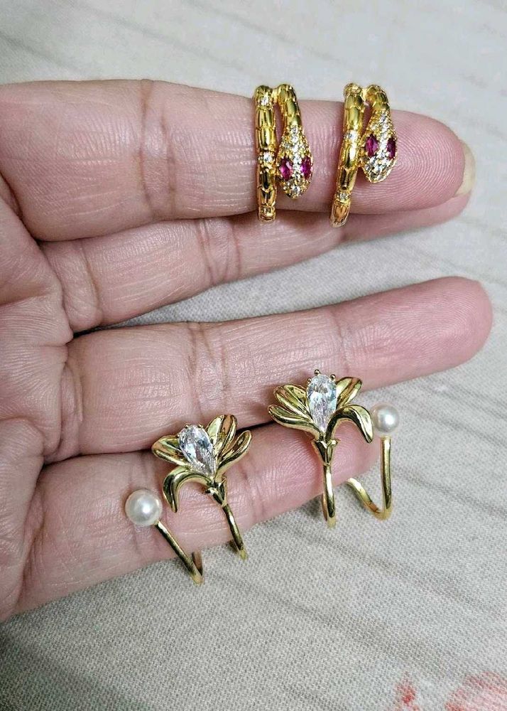 Unique Gold Tone Small Danglers
