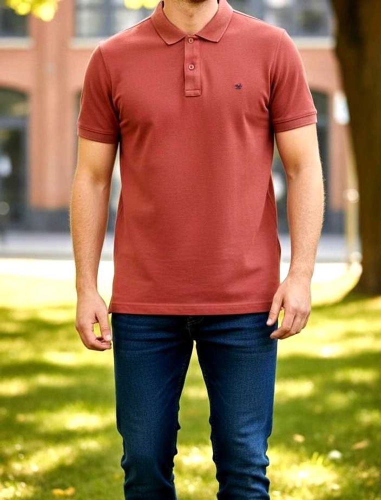 Donating Red Tape Polo Shirt