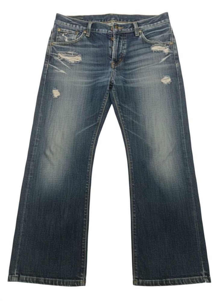 Distressed Denim Jeans