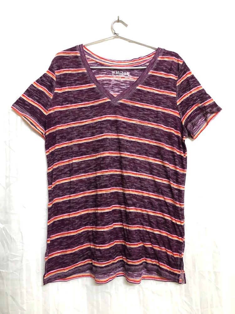 Mudd Purple Short Sleeve T Shirt