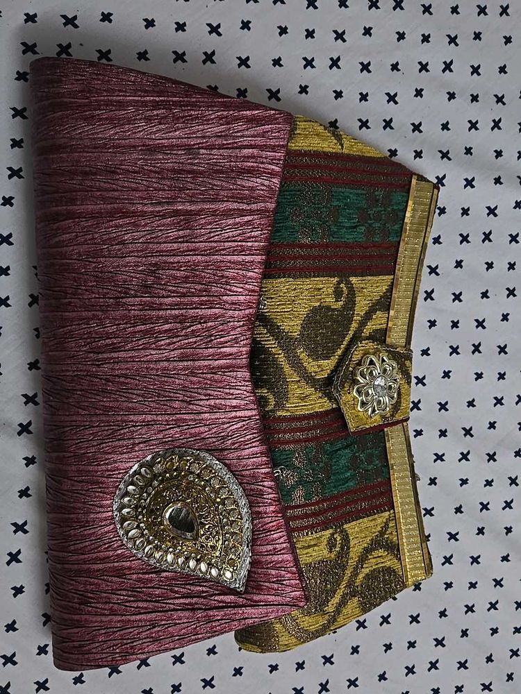 2 Clutch Handheld Bags