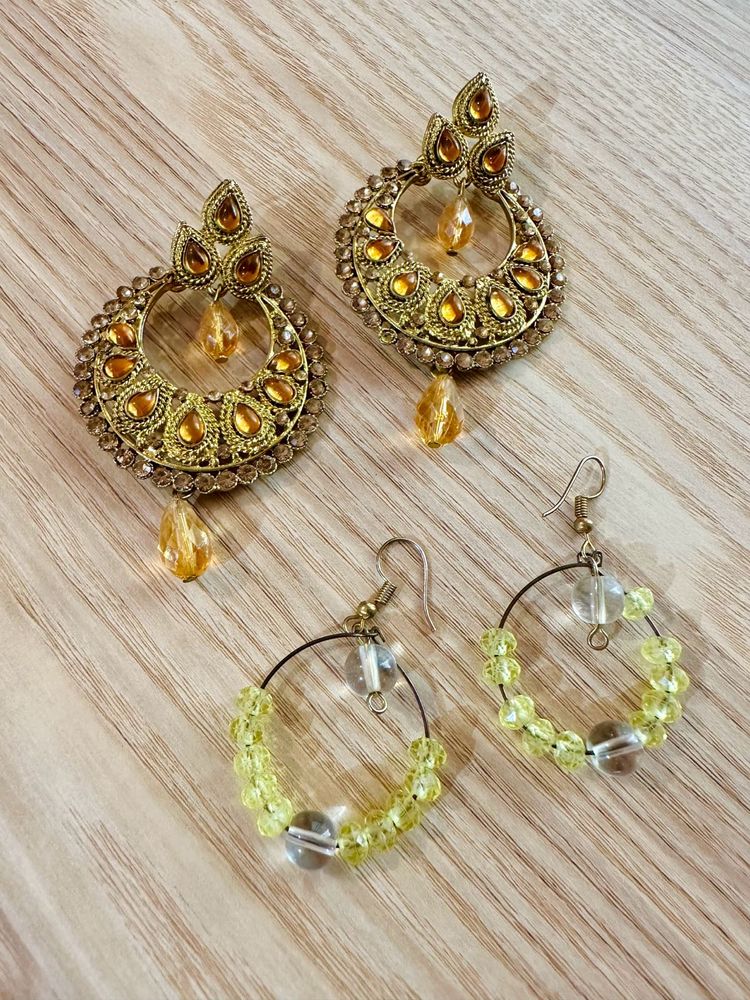 2 Earrings Combo