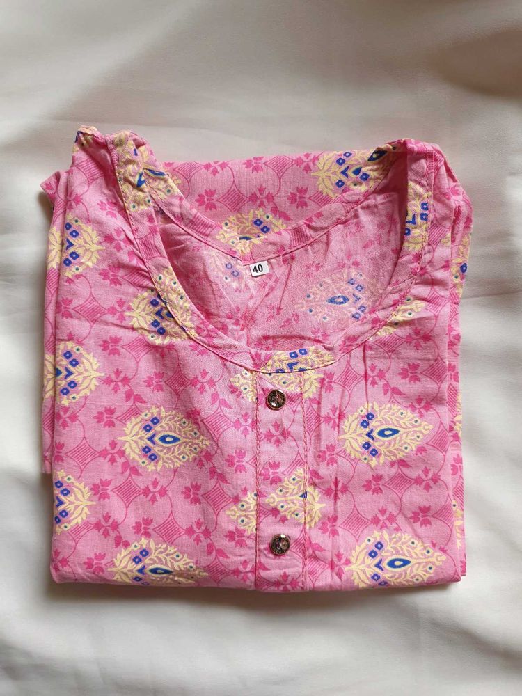 Pink Paisley Tunic