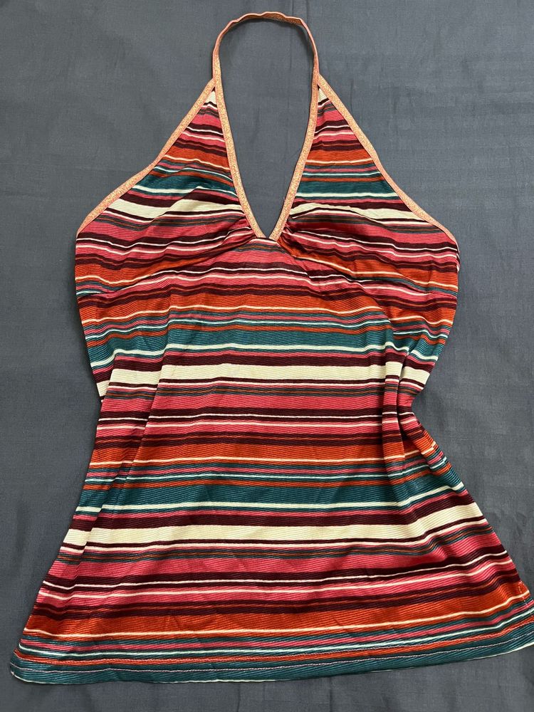 Striped Halter Top