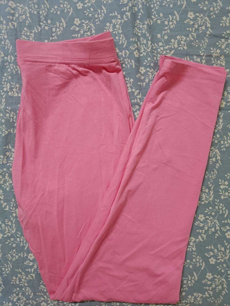 Max Pink Ankle Length Leggings