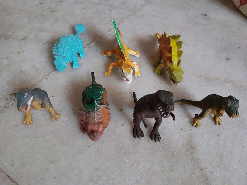 Dinosaur Toy Figures - Set of 7