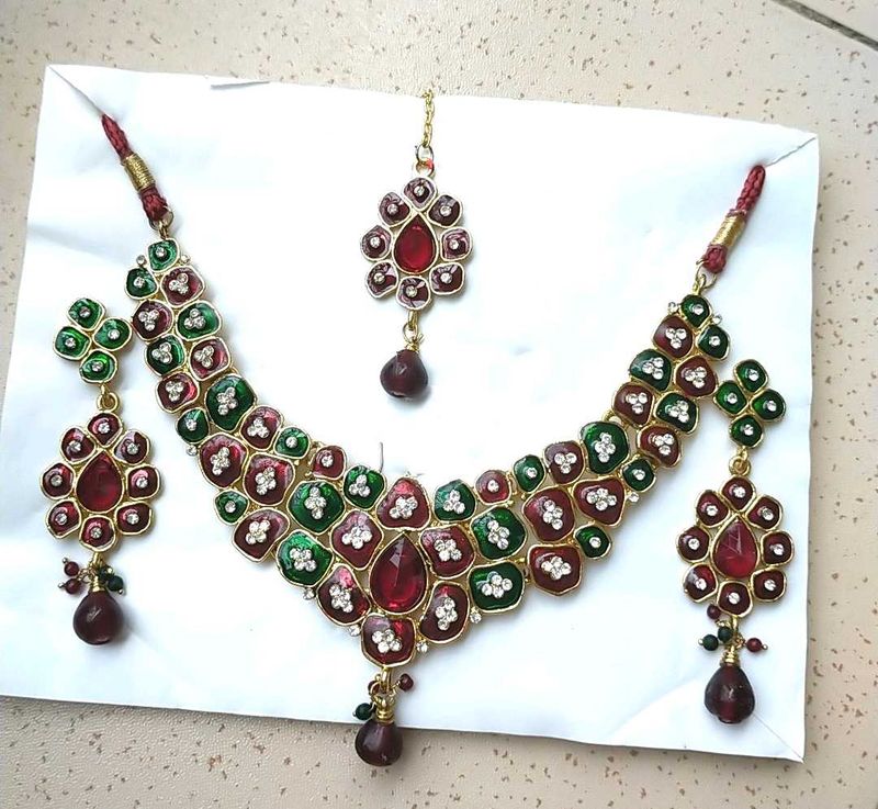 Festive Indian Jewelry Set