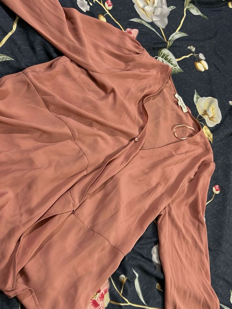 Chic Rosewood Blouse