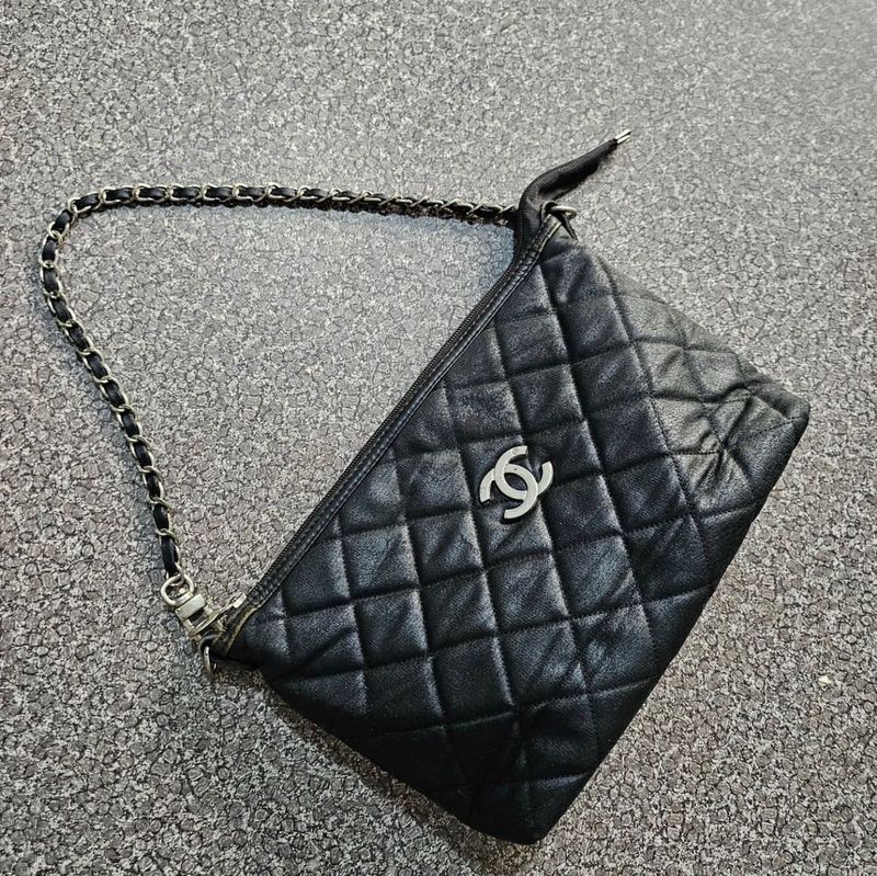Chanel Black Baguette