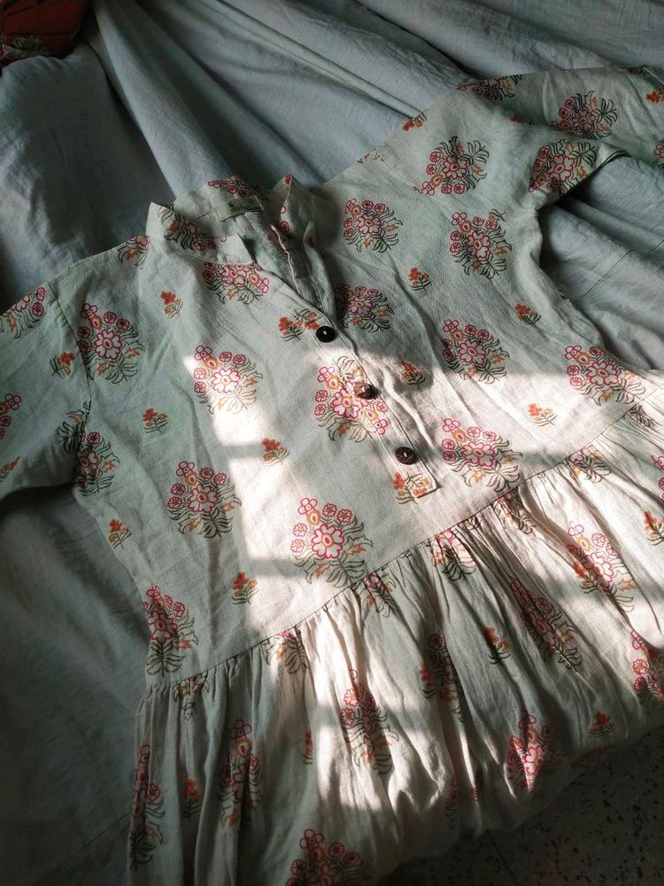 Off White Ethnic Gown