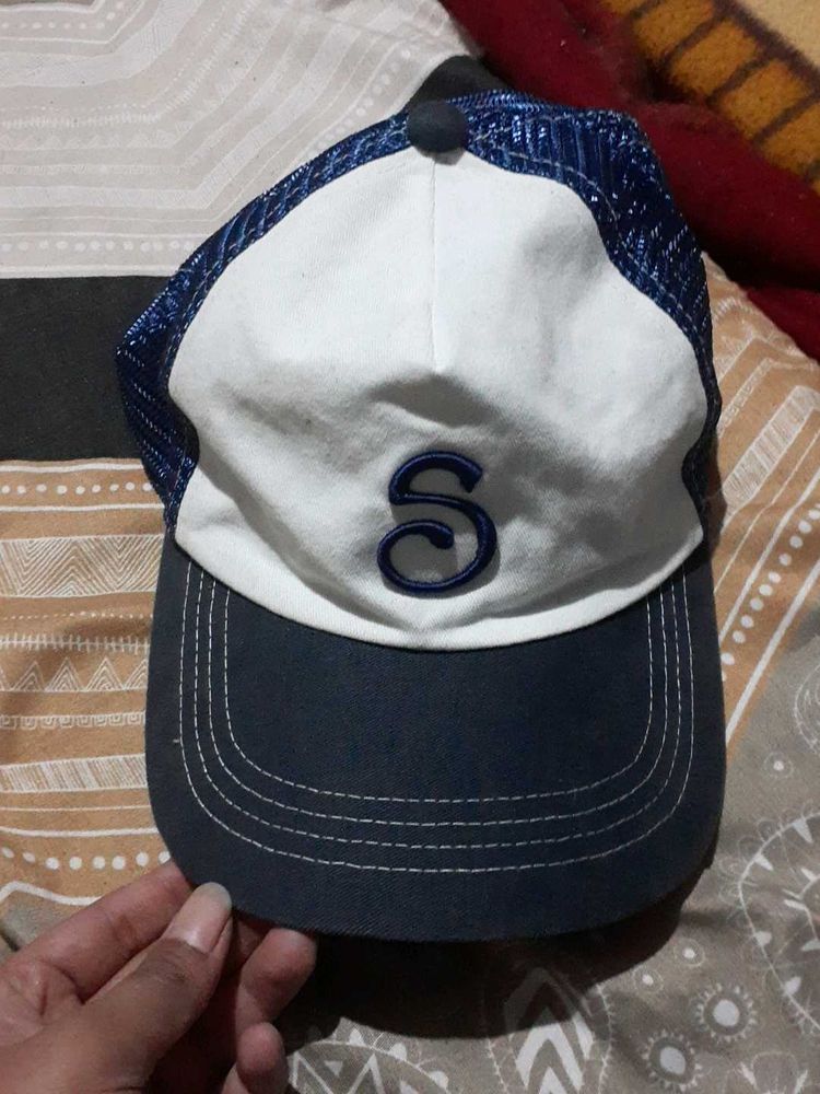 Stylish Cap with 'S' Design
