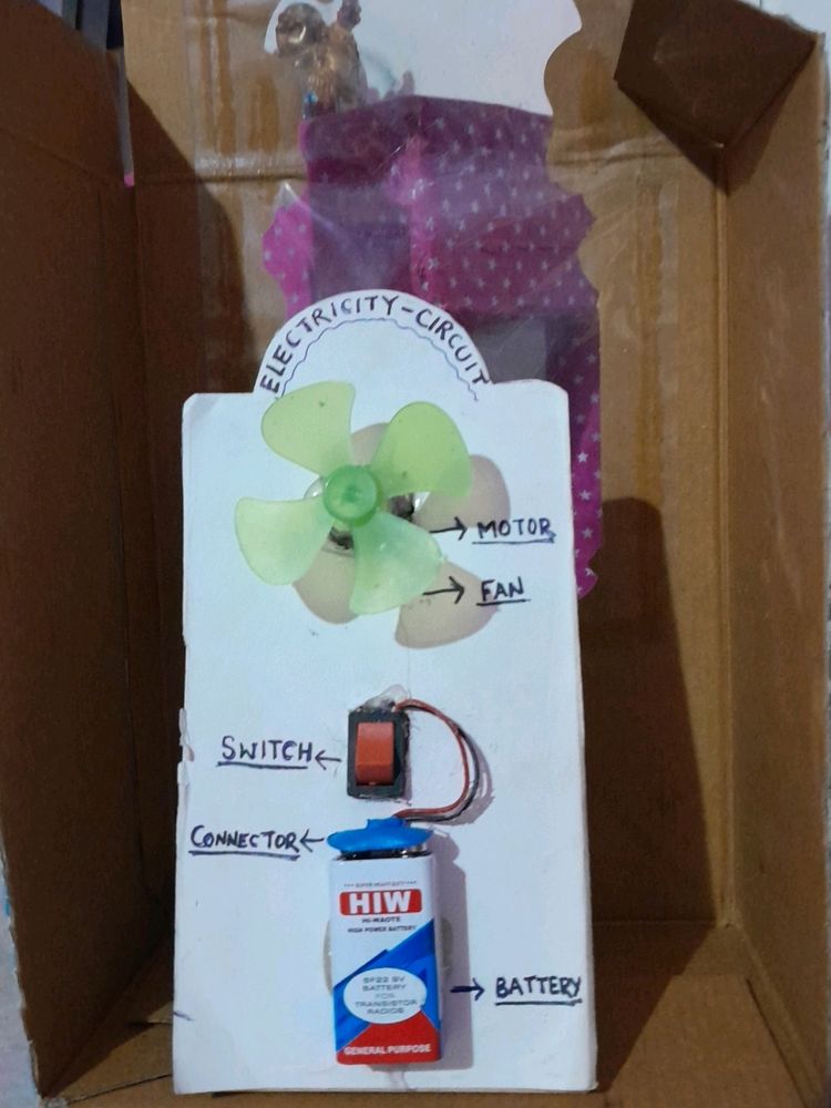 Electric Circuit Working Model For Scgool Project