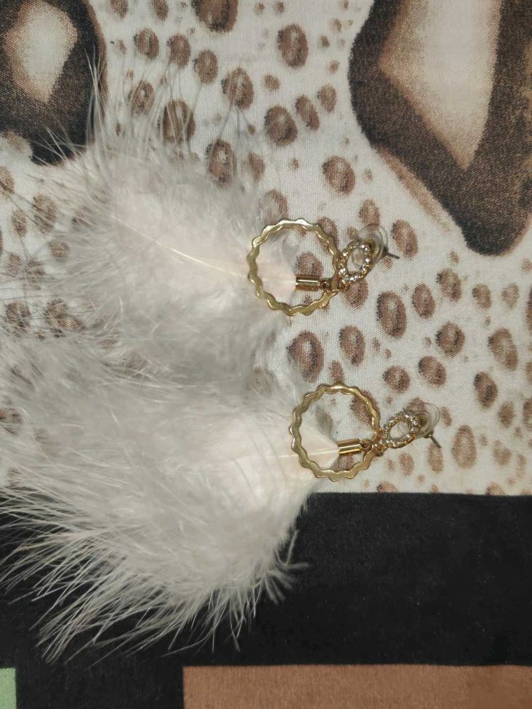 Feather Dangle Earrings