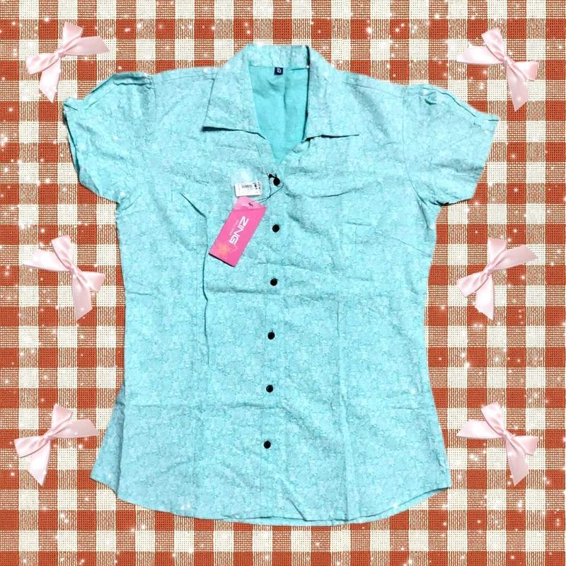 Retro floral shirt top