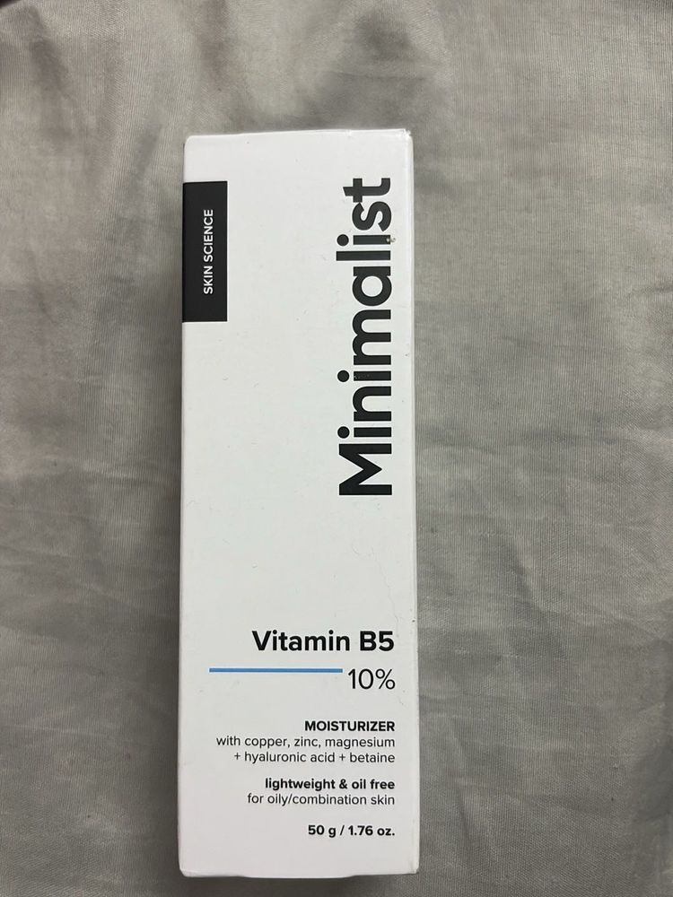Minimalist Vitamin B5 Moisturizer