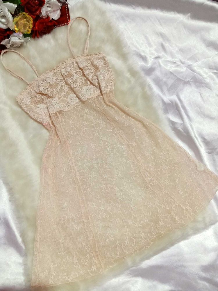 💮Pink Peach Laced Lingerie 💮