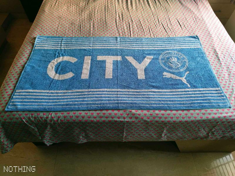 Manchester City Football Large Towel