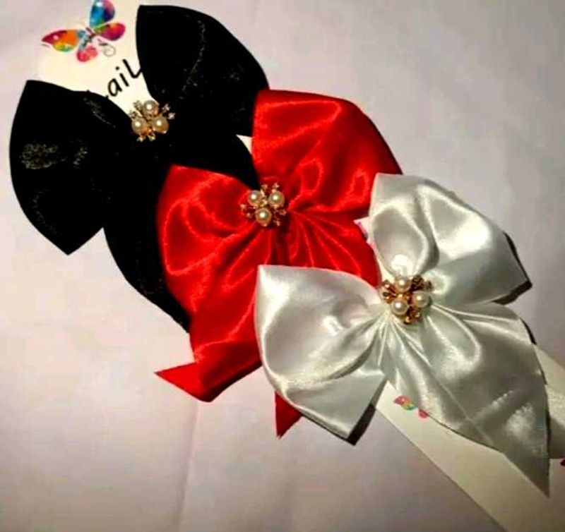 Elegant Hair Bow Set of 3
