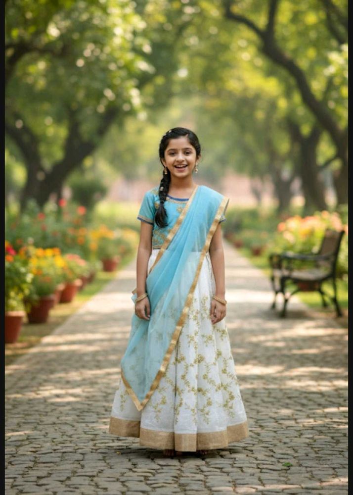 Girl&#39;s Ethnic Lehenga Choli set