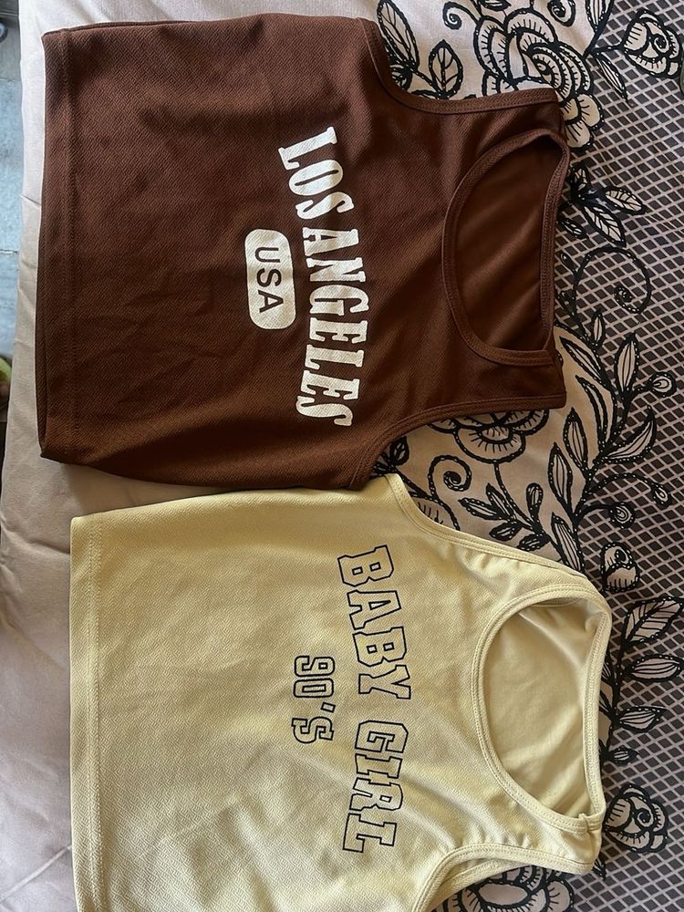 Graphic Tank Tops (Set of 2)