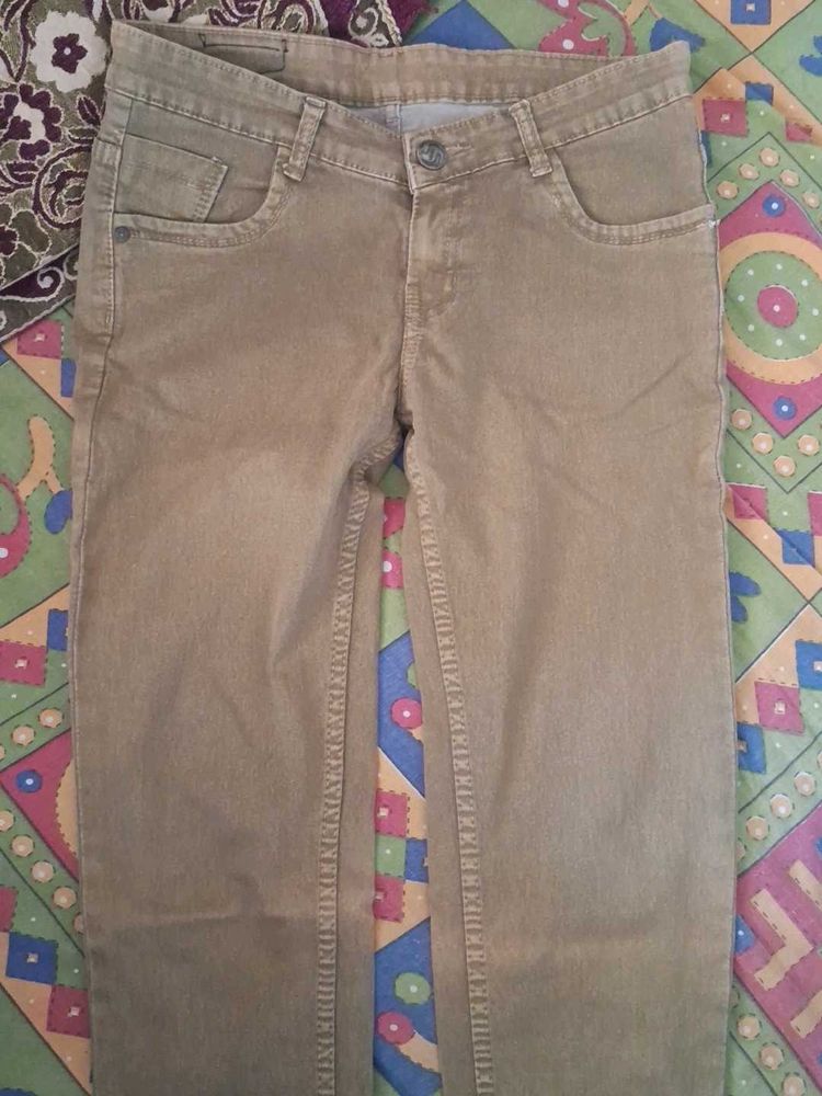 Khaki Straight fit  jeans