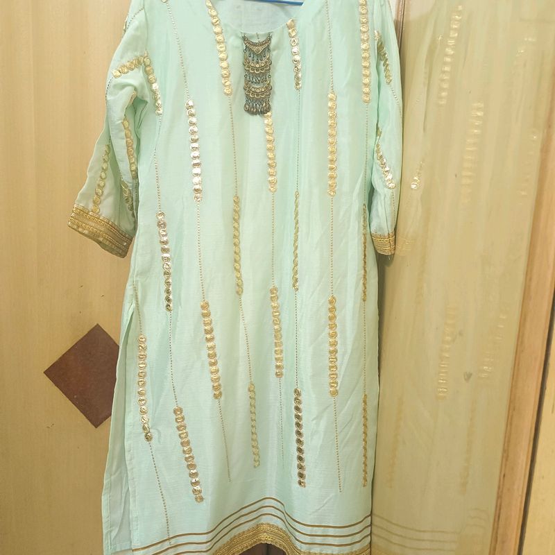 designer sharasa suit...heavy flair ..elegant work