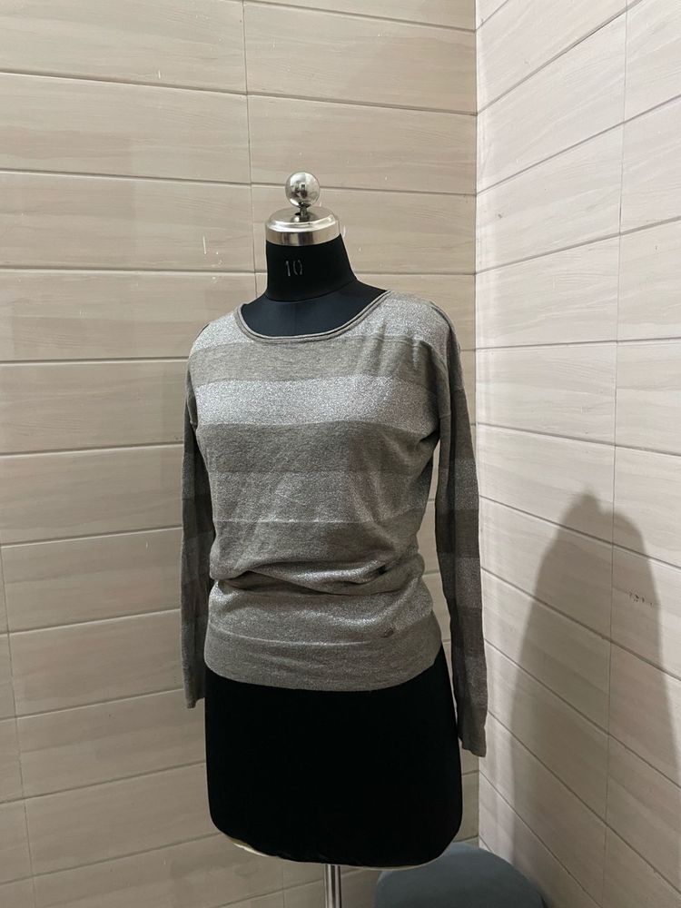 guess striped sweater top